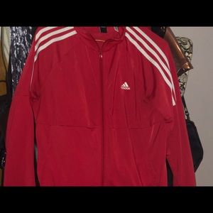red adidas sweater